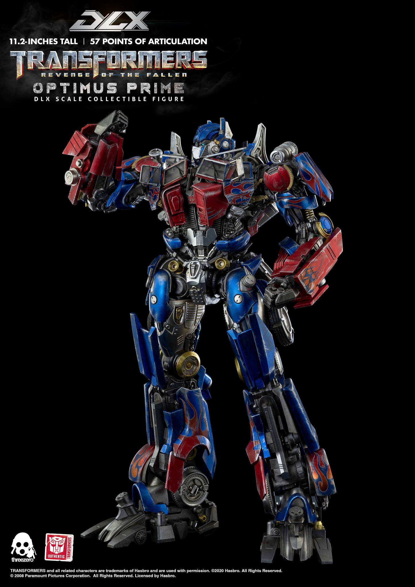 Transformers: Revenge of the Fallen – DLX Optimus  strong pose