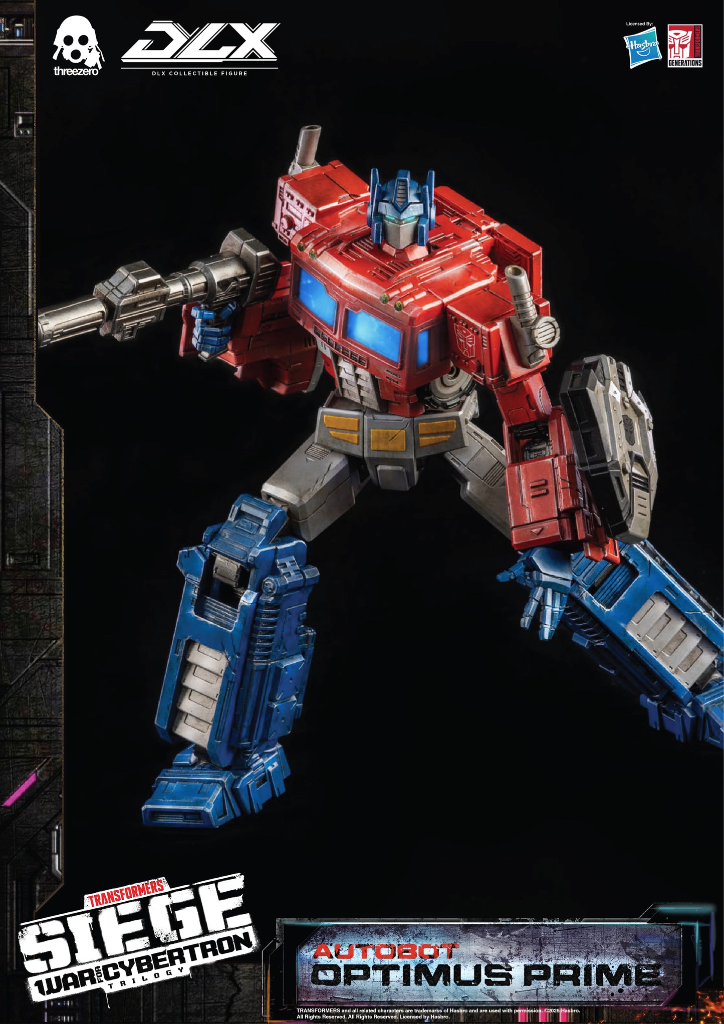 Pre Order Transformers: War for Cybertron Trilogy - DLX Optimus Prime (reissue)