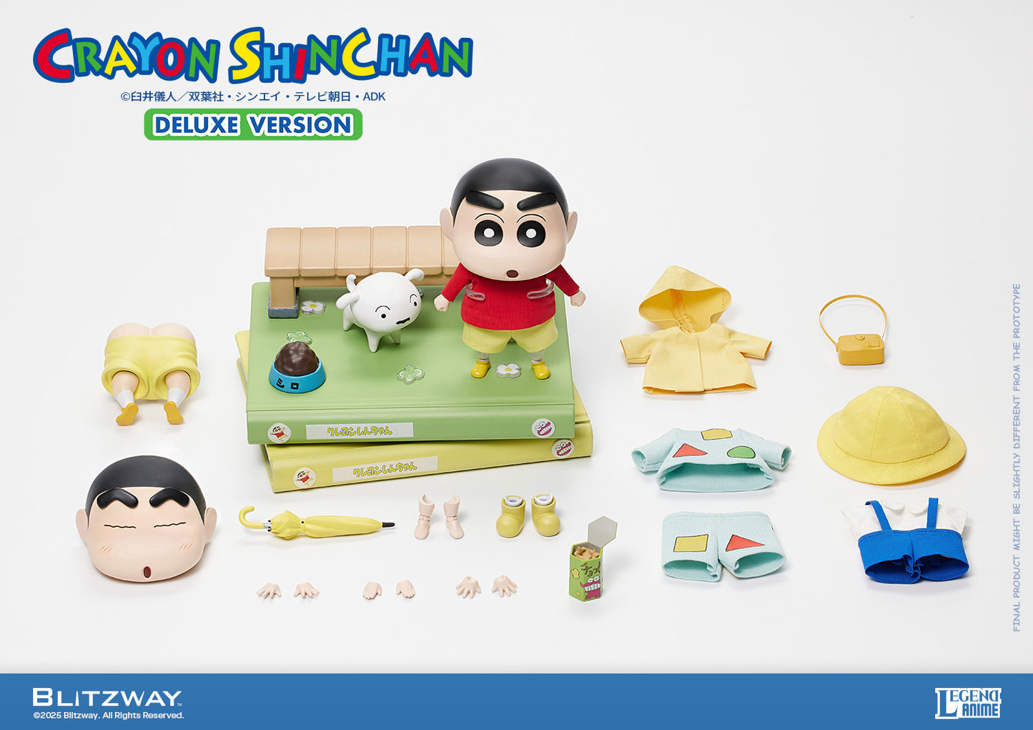 Pre Order Crayon Shinchan DX Version Action Figure