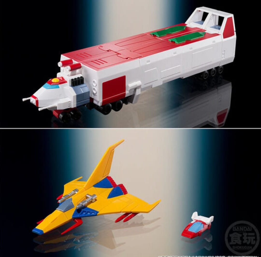 SMP (SHOKUGAN MODELING PROJECT) Tosho Daimos - Daimos Battle Turn Set Bandai Premium Exclusive Plastic Kit vehicle mode