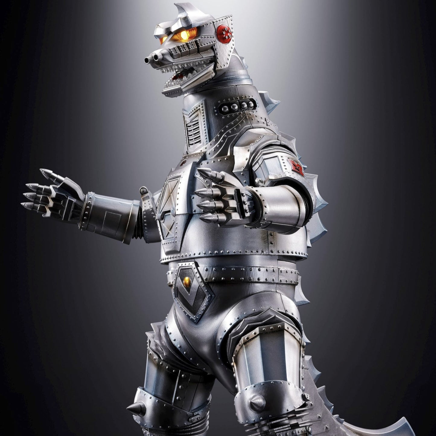 MECHAGODZILLA 1974 "Godzilla vs Mechagodzilla", TAMASHII NATIONS DX SOUL OF CHOGOKIN close up