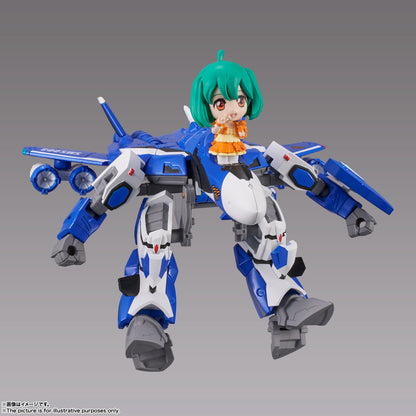 VF-25G Messiah Valkyrie with Ranka Lee "Macross Delta" - Bandai Tiny Session