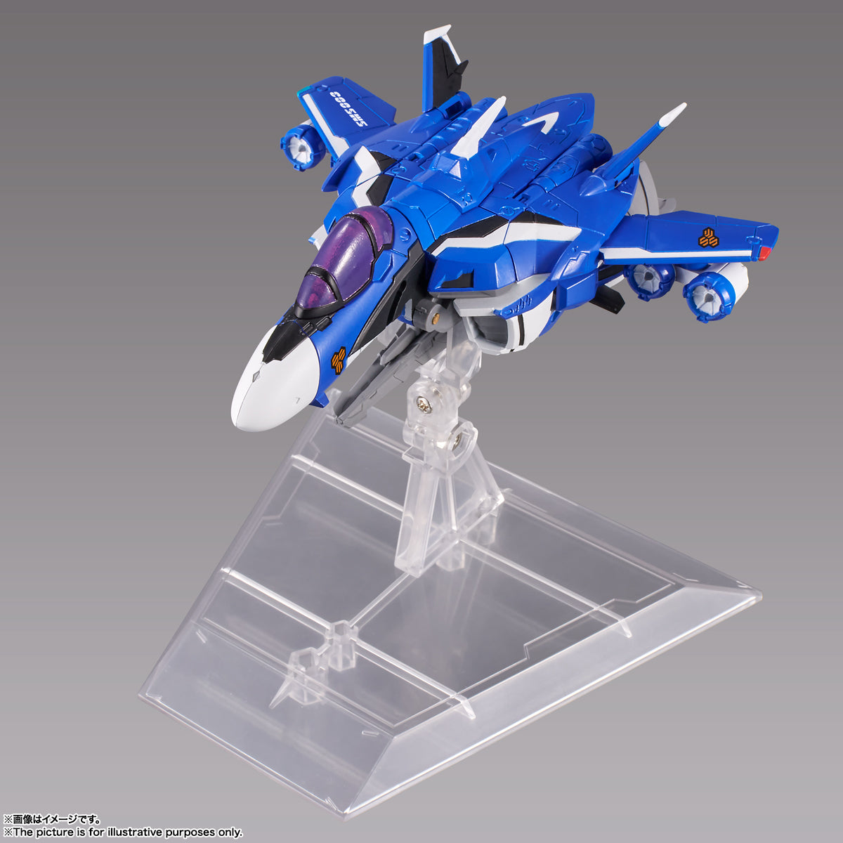 VF-25G Messiah Valkyrie with Ranka Lee "Macross Delta" - Bandai Tiny Session