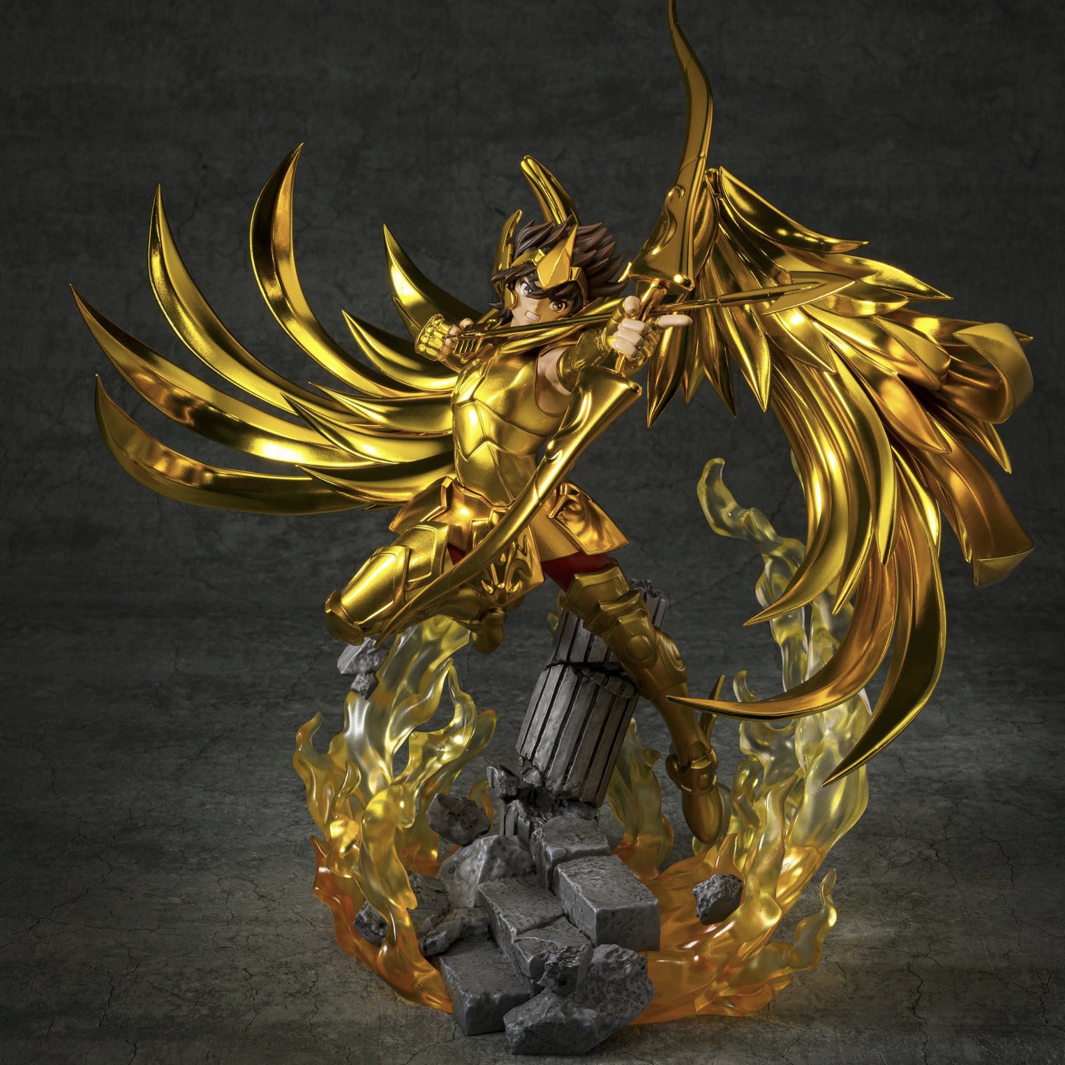 SAGITTARIUS SEIYA "SAINT SEIYA", TAMASHII NATIONS Figuarts Zero Touche Métallique close up