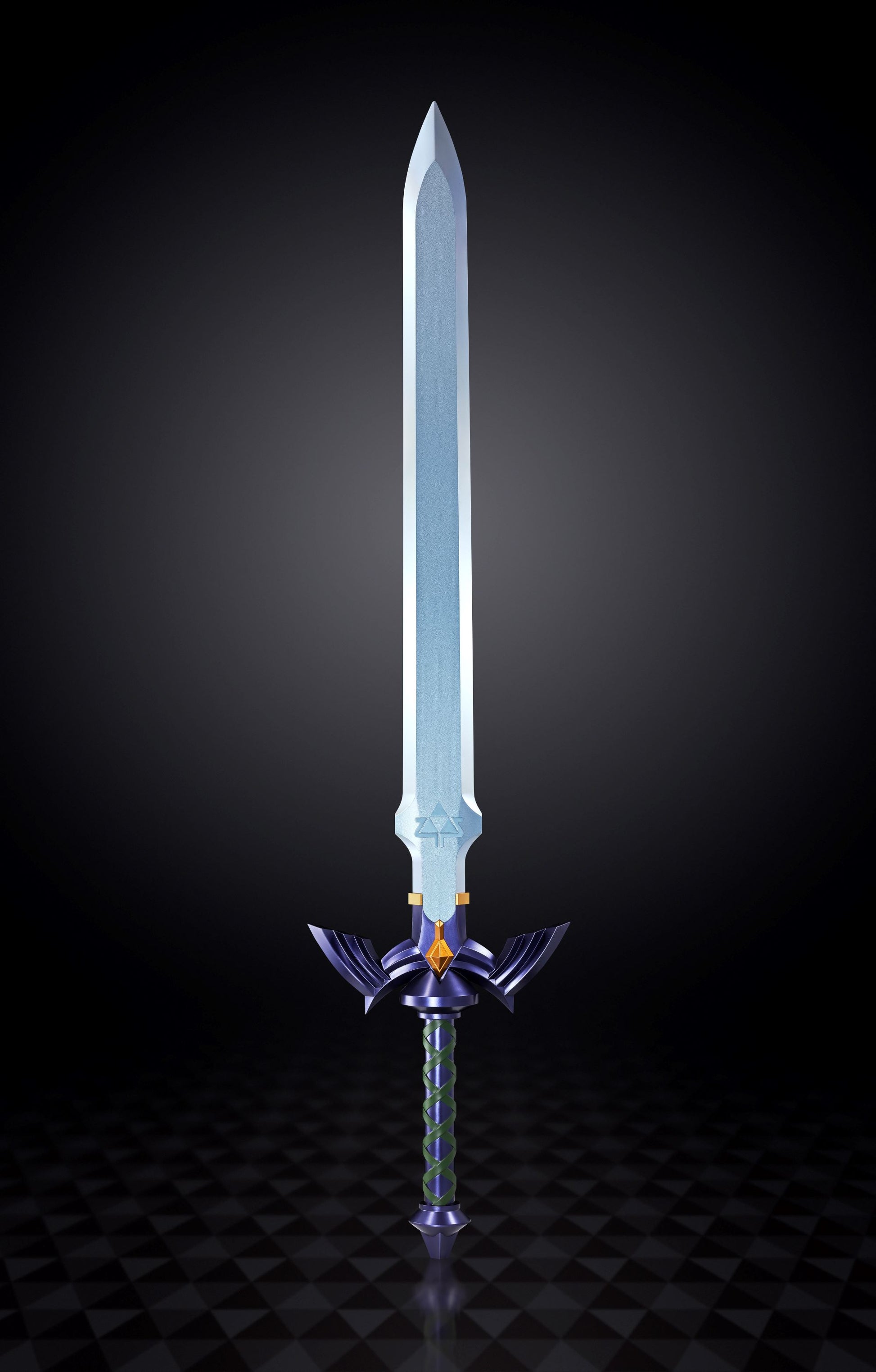 THE LEGEND OF ZELDA MASTER SWORD "THE LEGEND OF ZELDA" sword standing