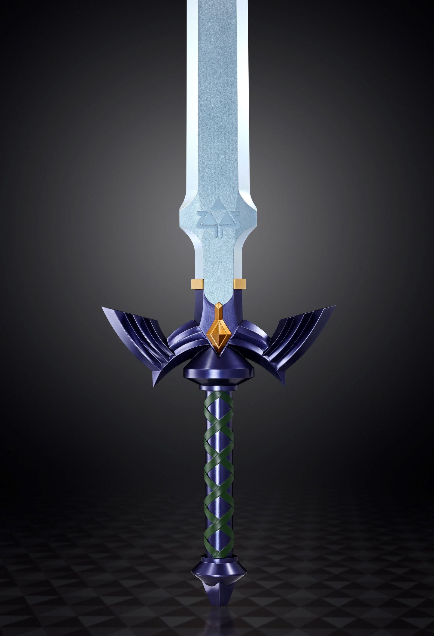 THE LEGEND OF ZELDA MASTER SWORD "THE LEGEND OF ZELDA" sword close up opened