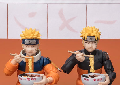 Naruto: Shippuden S.H.Figuarts Ichiraku Ramen Set with naruto eating ramen