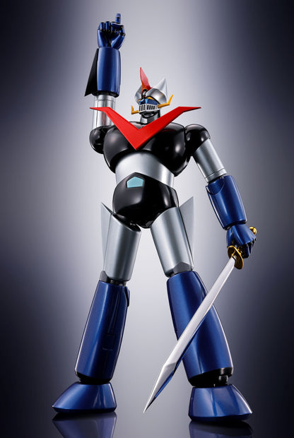 GX-111 GREAT MAZINGER KAKUMEI SHINKA "GREAT MAZINGER", TAMASHII NATIONS SOUL OF CHOGOKIN finger point to sky