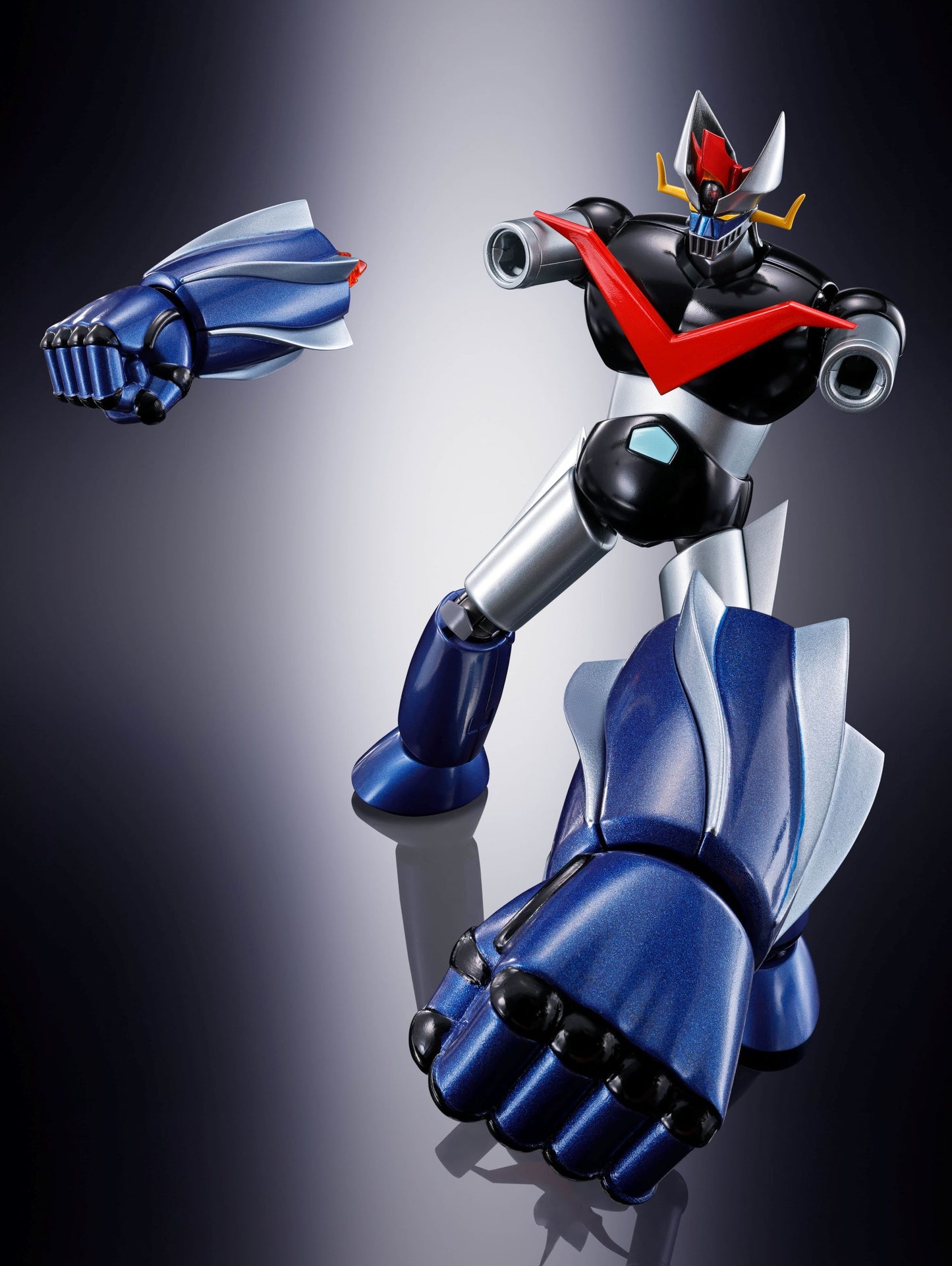 GX-111 GREAT MAZINGER KAKUMEI SHINKA "GREAT MAZINGER", TAMASHII NATIONS SOUL OF CHOGOKIN double rocket punch