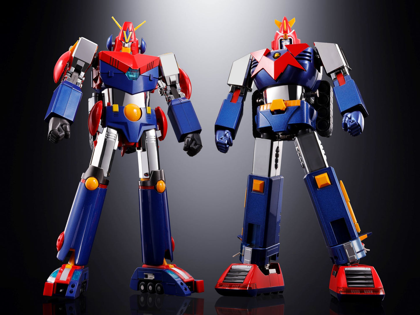 GX-50SP COM-BATTLER V comparing Voltes V