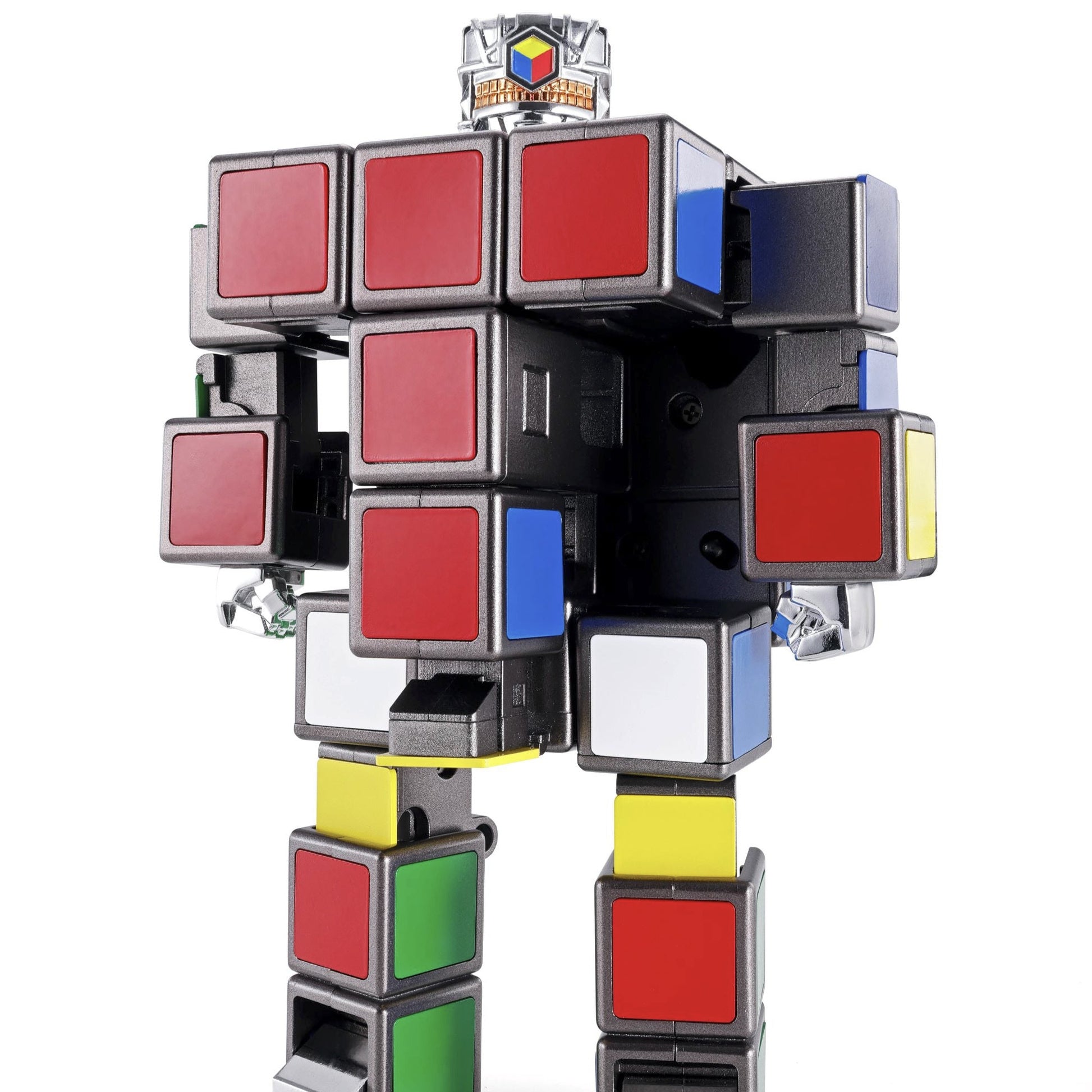 RUBIK'S CUBE ROBO "RUBIK'S CUBE", TAMASHII NATIONS CHOGOKIN close up