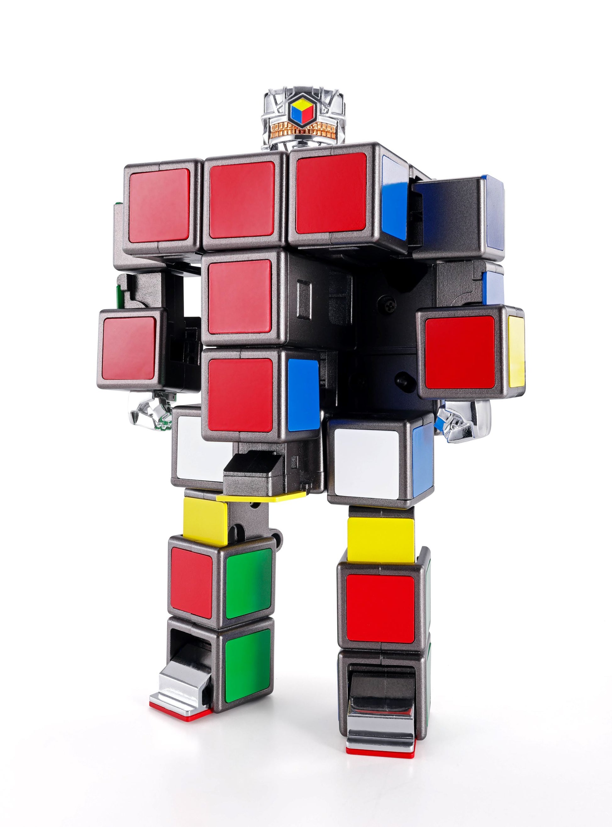 RUBIK'S CUBE ROBO "RUBIK'S CUBE", TAMASHII NATIONS CHOGOKIN standing pose