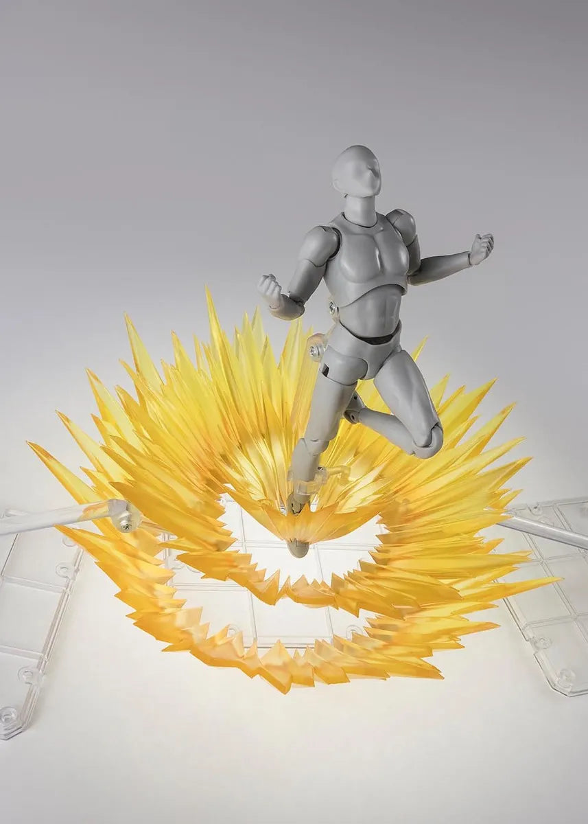 Shock Impact Yellow ver. for S.H.Figuarts , TAMASHII NATIONS Tamashii Effect flying taking off effect