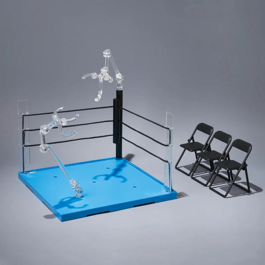 Pre Order Act Ring Corner (Nuetral) & Folding Chair Set for S.H.Figuarts , TAMASHII NATIONS Tamashii Stage