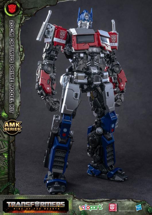 Transformers: Rise of the Beasts Optimus Prime Advanced Model Kit standing pose
