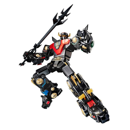 Voltron Black and Gold Edition Robo-DOU Action Figure holding sword