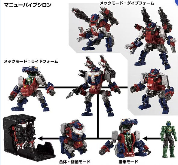 Pre Order Diaclone DA-115 Powered System Set <Battles Caliber> (TTMall Exclusive)