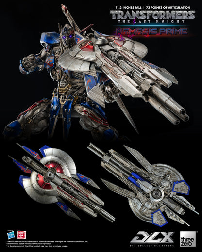 Pre Order Transformers: The Last Knight - DLX Nemesis Prime Threezero