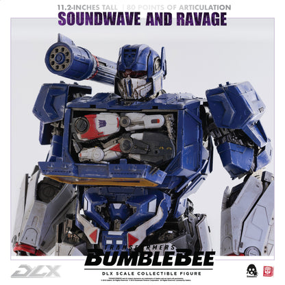 Pre Order Transformers: Bumblebee - DLX Soundwave and Ravage Reissue