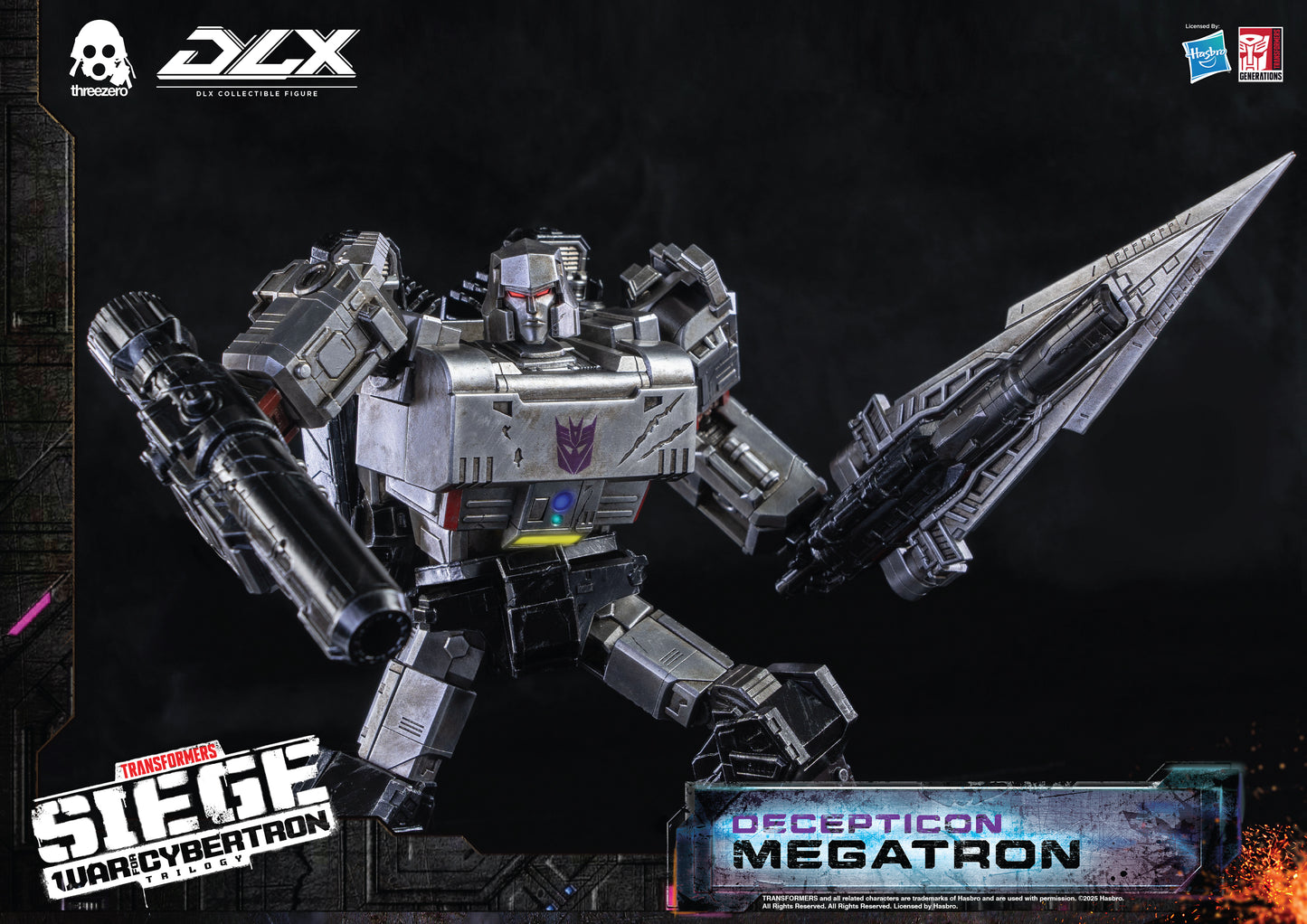 Pre Order Transformers: War for Cybertron Trilogy - DLX Megatron (reissue)