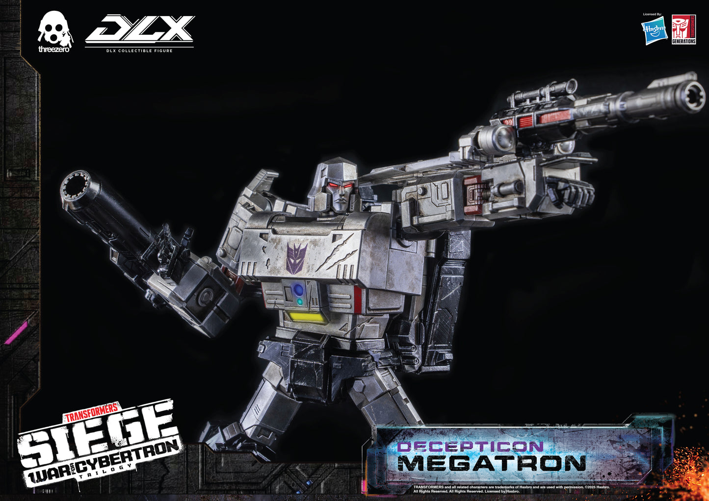 Pre Order Transformers: War for Cybertron Trilogy - DLX Megatron (reissue)