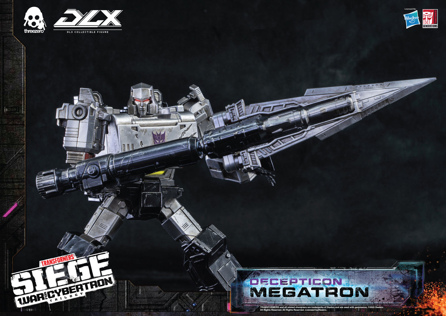 Pre Order Transformers: War for Cybertron Trilogy - DLX Megatron (reissue)