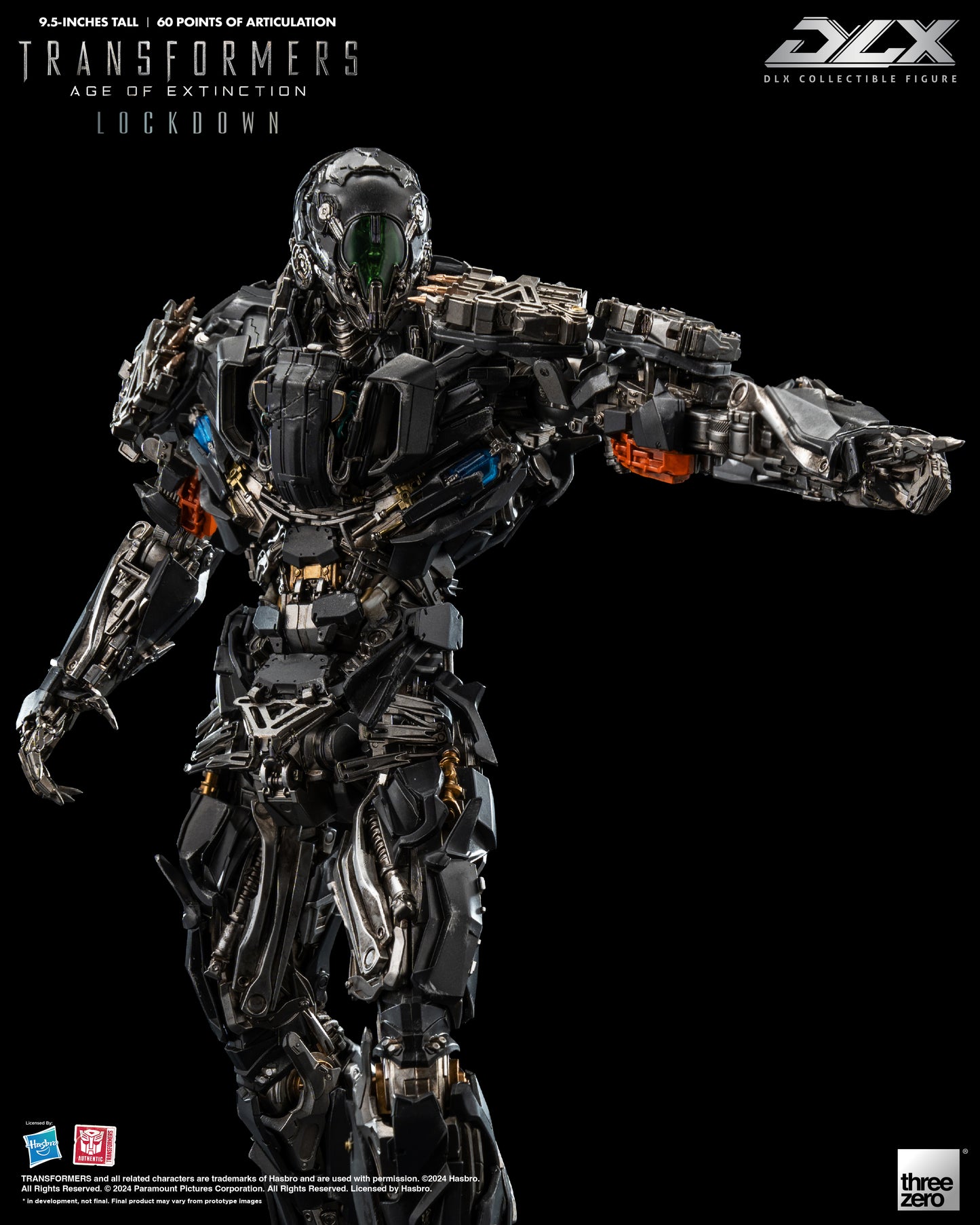 Pre Order Transformers: Age of Extinction - DLX Lockdown by Threezero