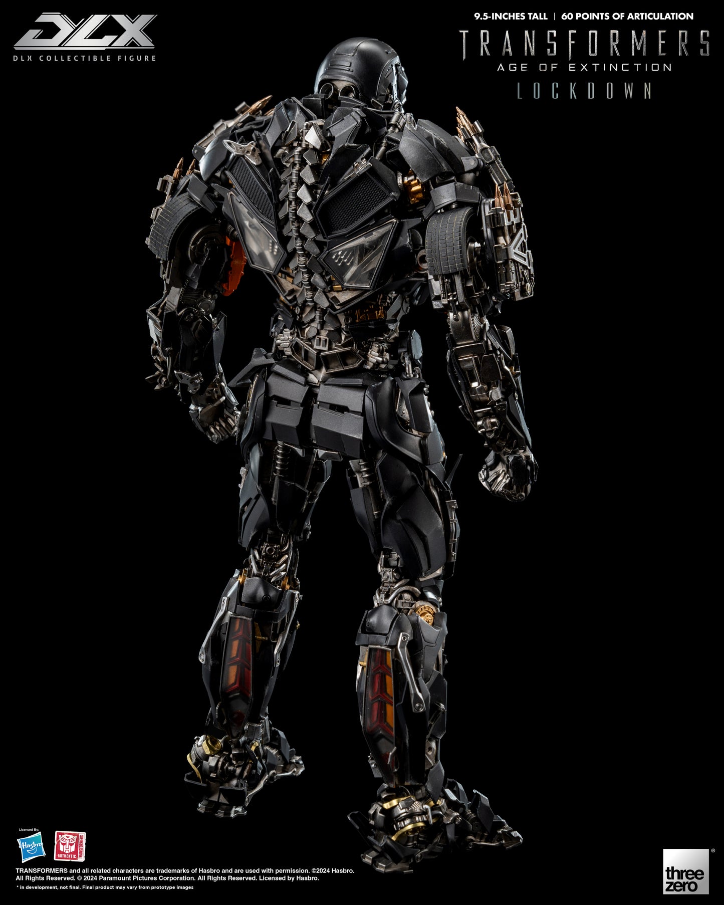 Pre Order Transformers: Age of Extinction - DLX Lockdown by Threezero