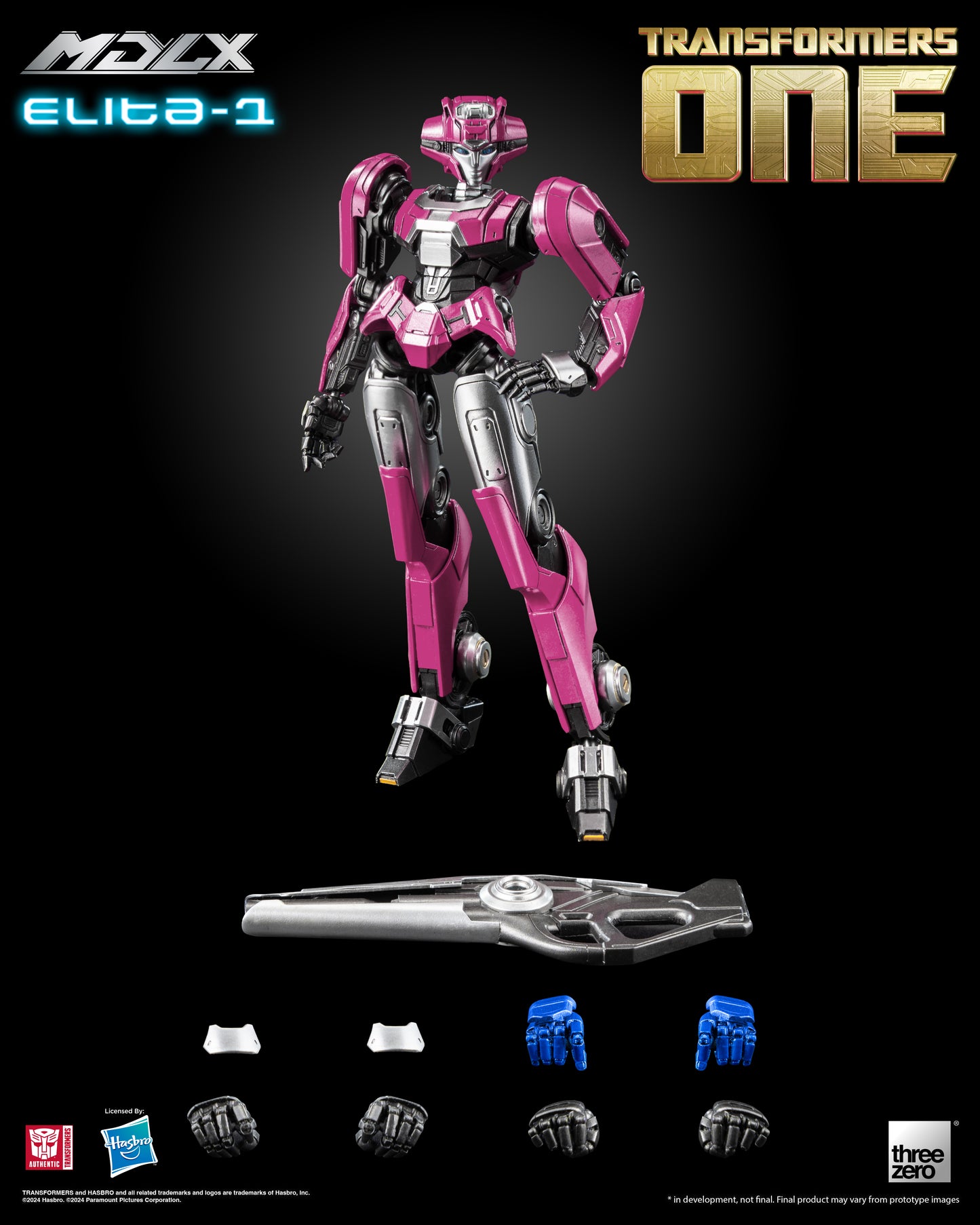 Pre Order Transformers One - MDLX ELITA-1 Threezero