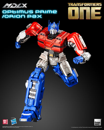 Pre Order Transformers One - MDLX Optimus Prime/Orion Pax Threezero