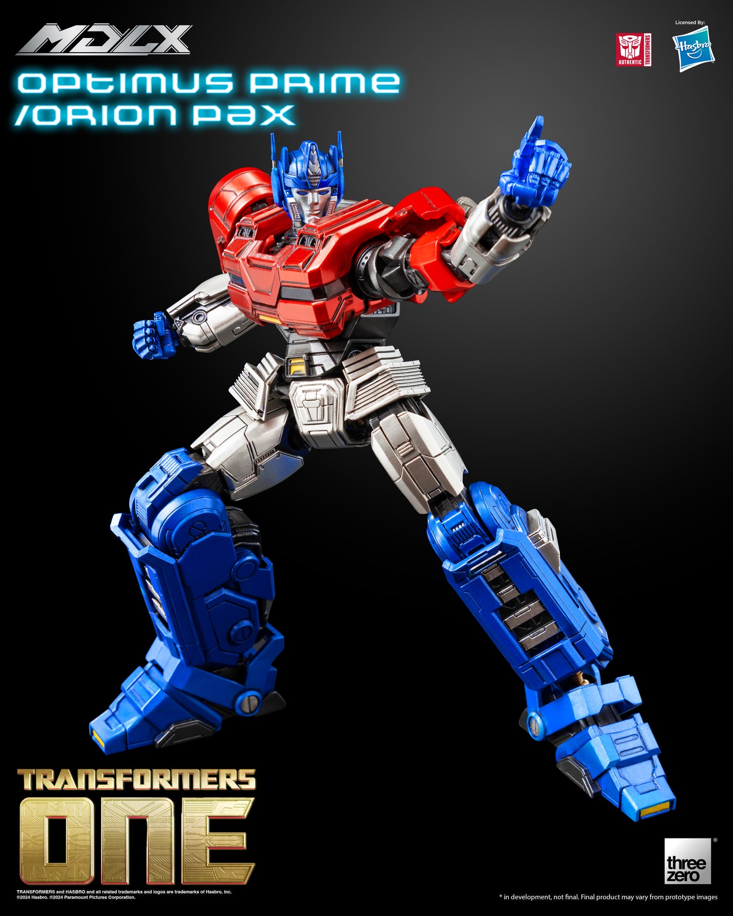 Pre Order Transformers One - MDLX Optimus Prime/Orion Pax Threezero