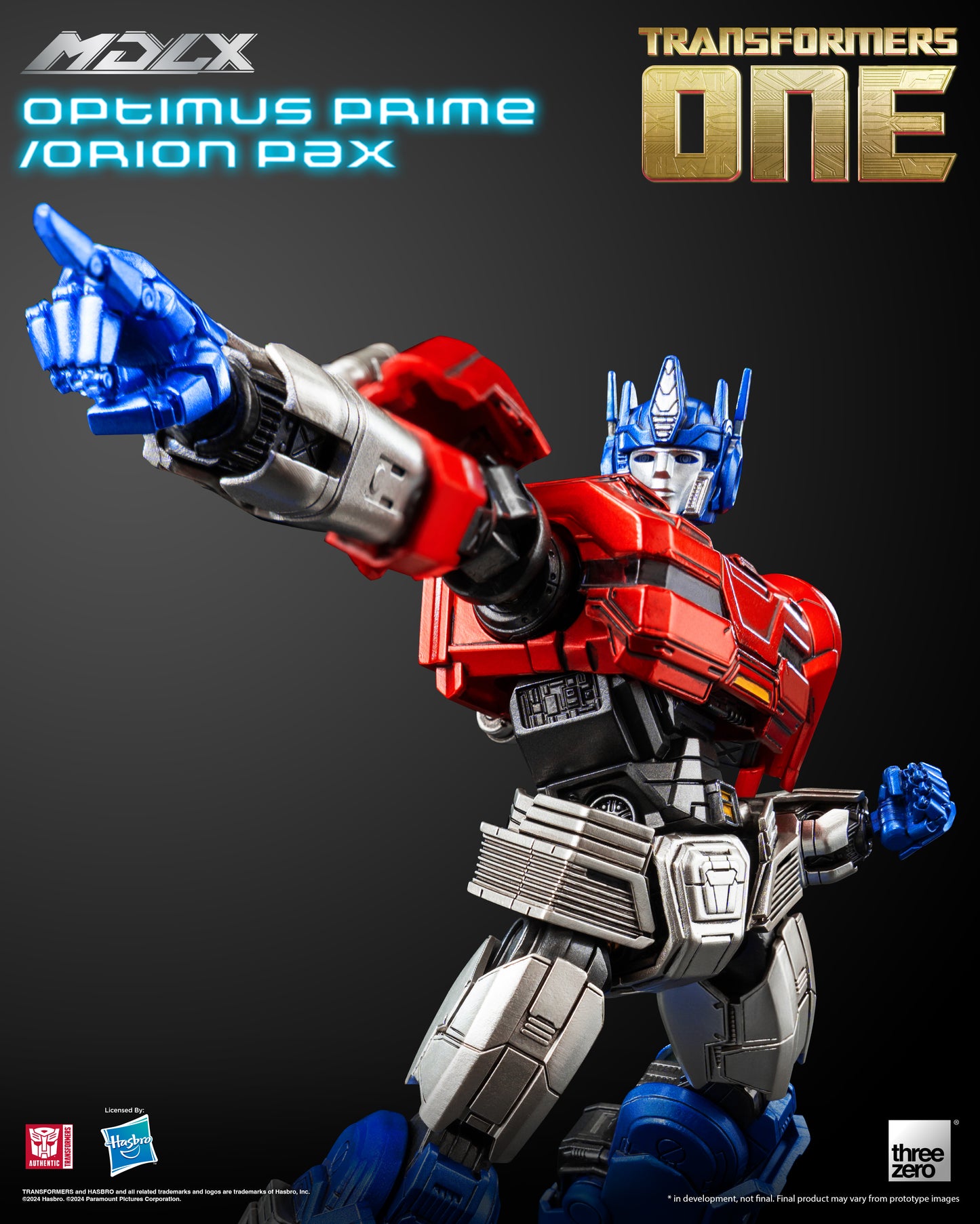 Pre Order Transformers One - MDLX Optimus Prime/Orion Pax Threezero