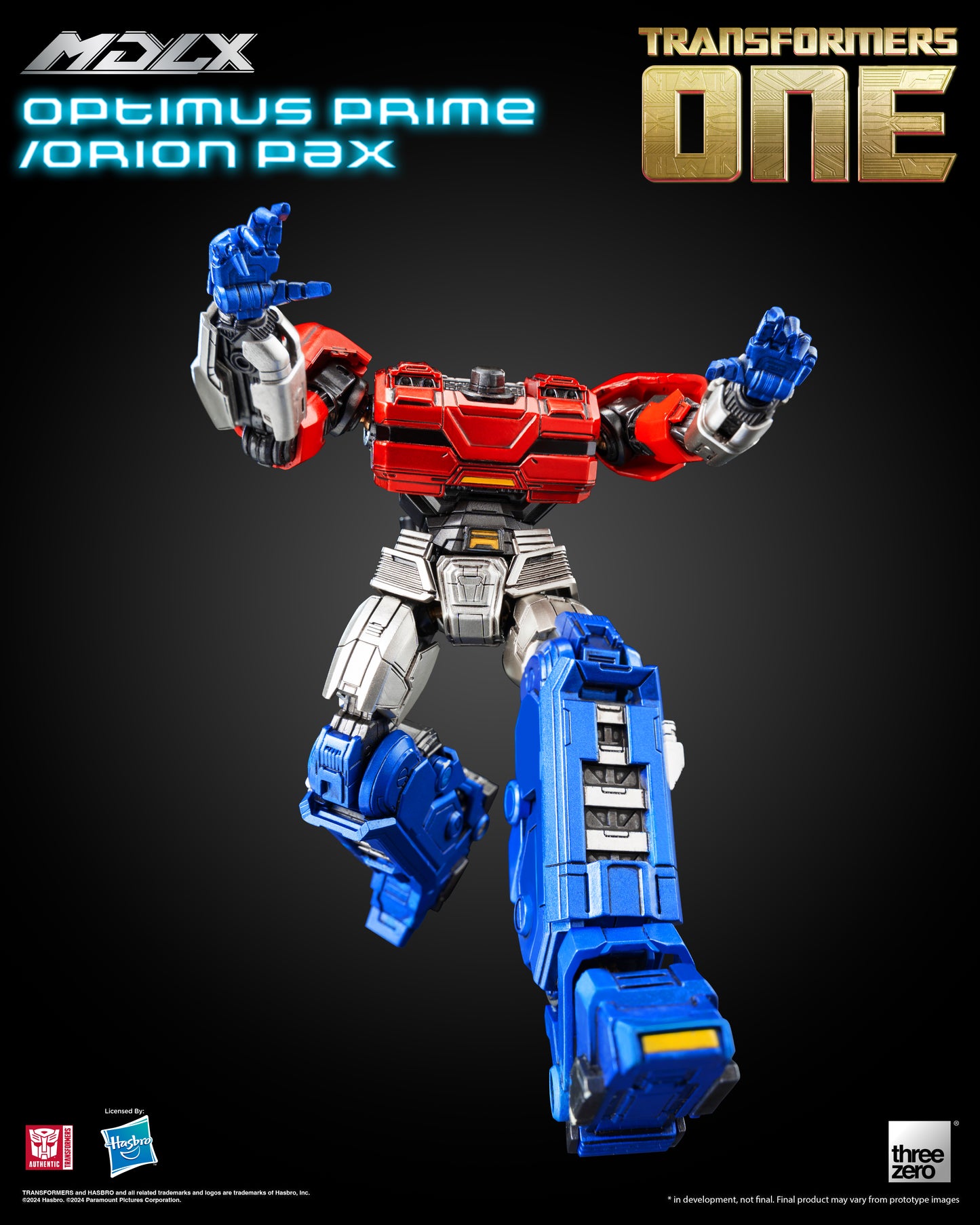 Pre Order Transformers One - MDLX Optimus Prime/Orion Pax Threezero