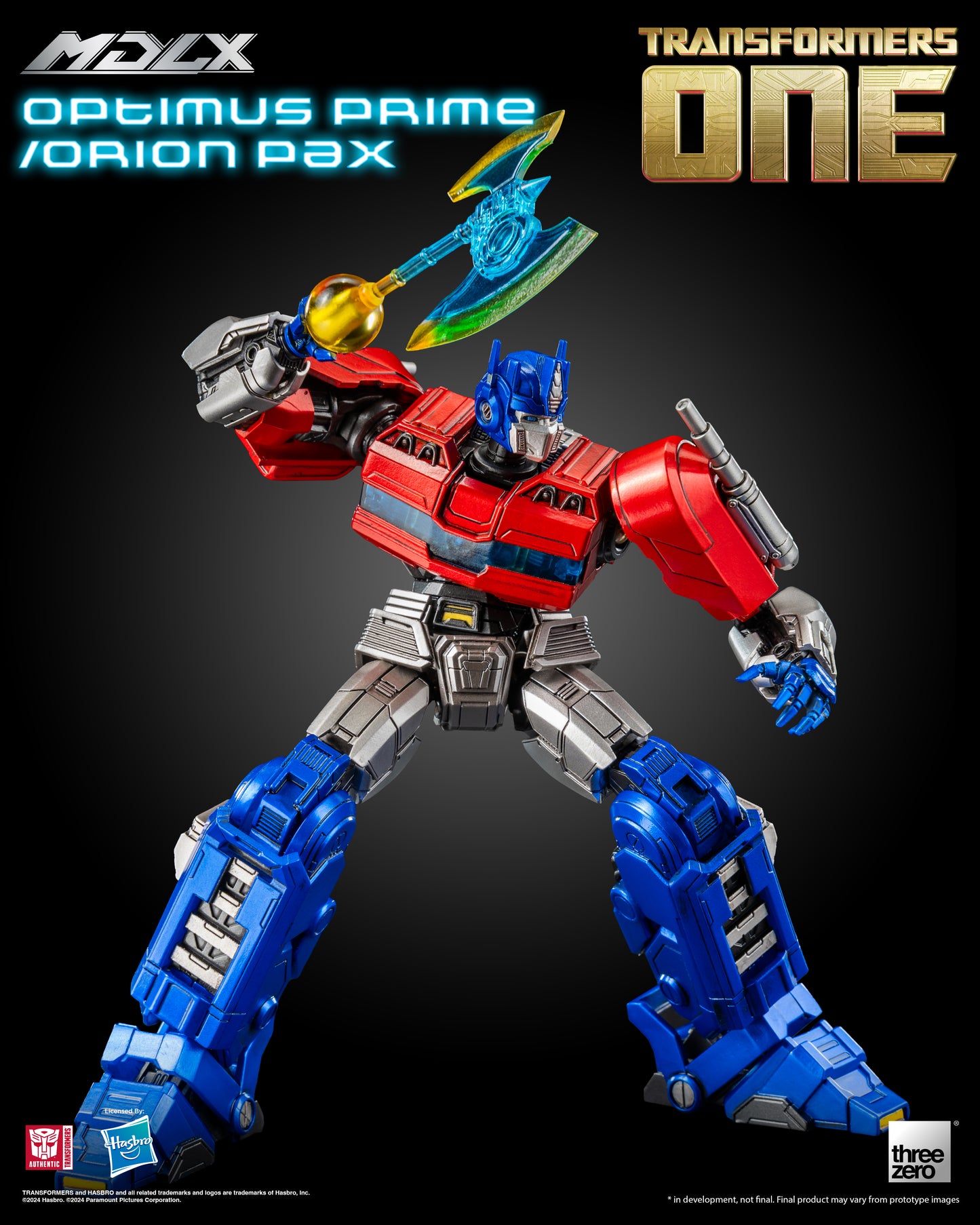 Pre Order Transformers One - MDLX Optimus Prime/Orion Pax Threezero