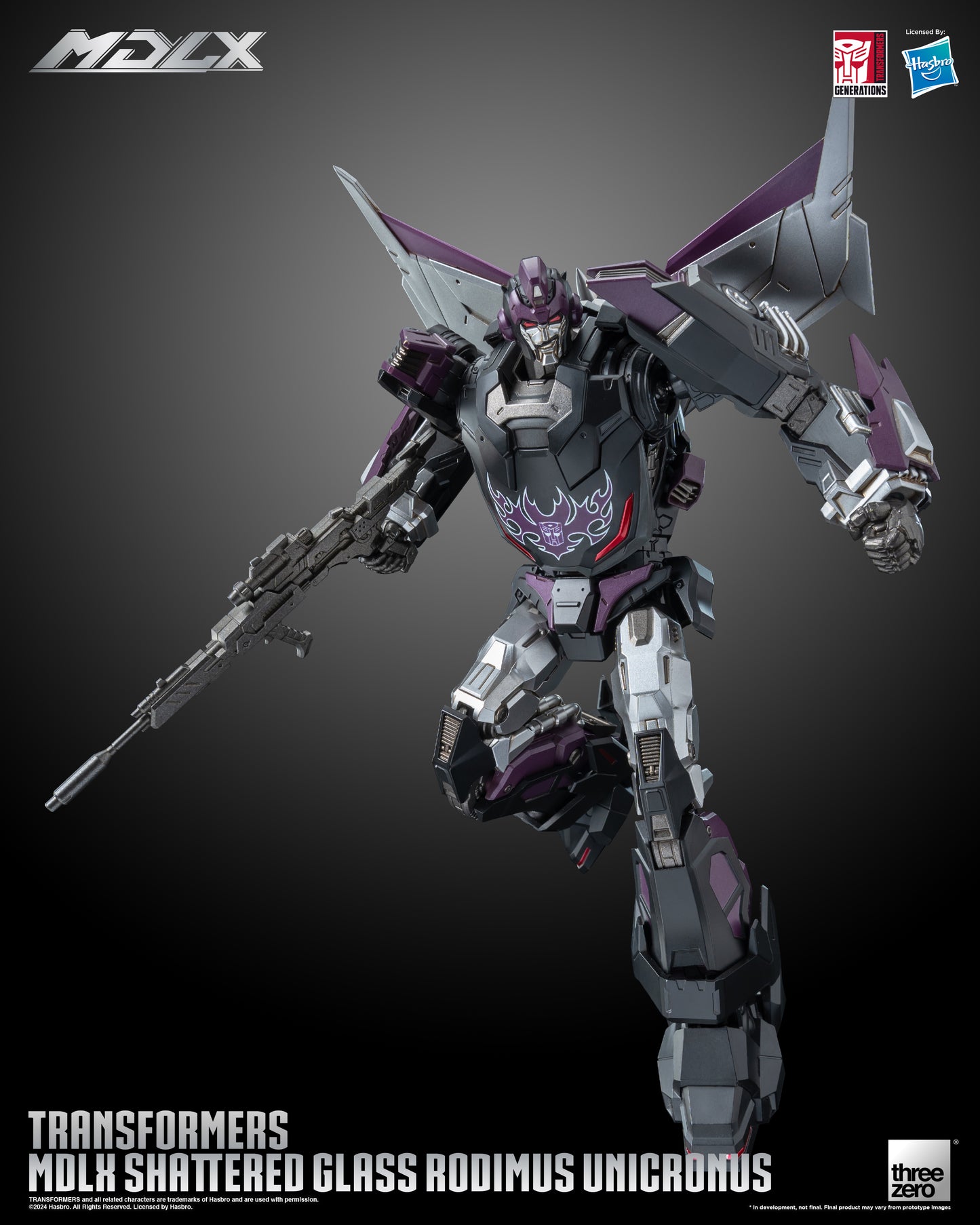 Transformers MDLX Shattered Glass Rodimus Unicronus jumping