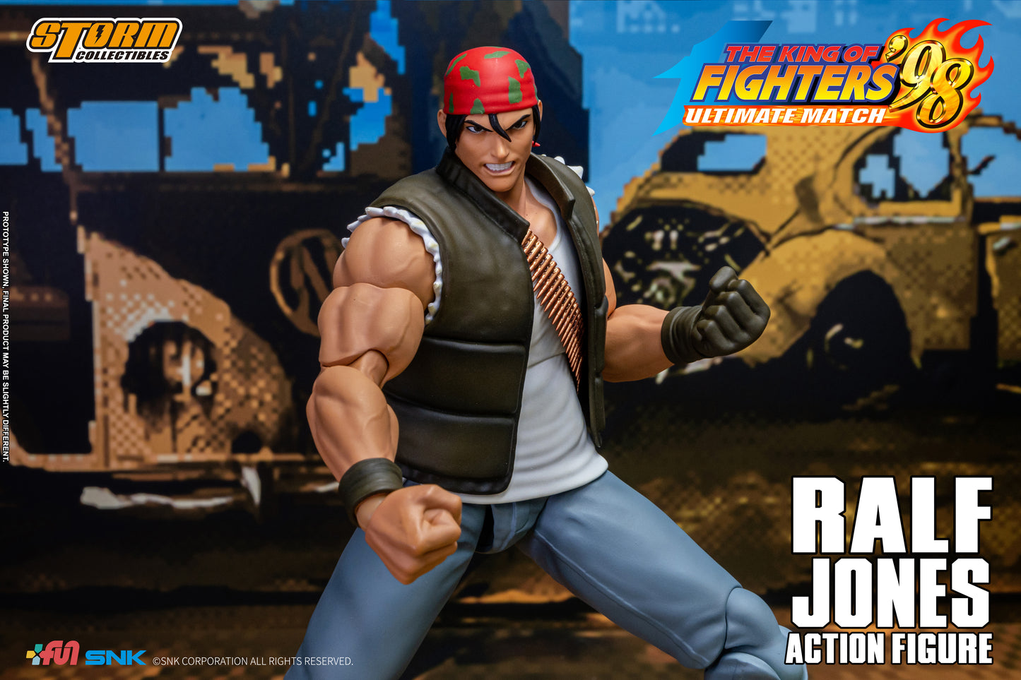 RALF JONES - The King of Fighter ‘98 Storm Collectibles standing pose