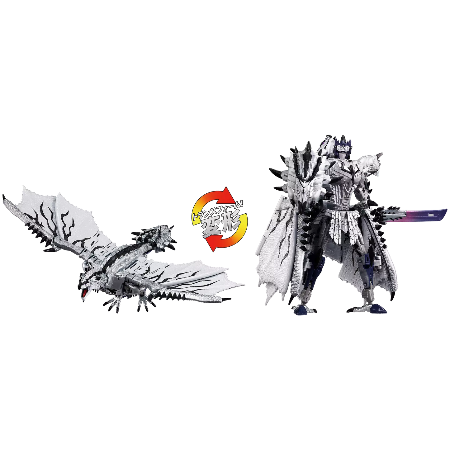 Pre Order Transformers Takara Tomy Monster Hunter Synergenex Series Silver Rathalos Prime (Expedited Japan Release)