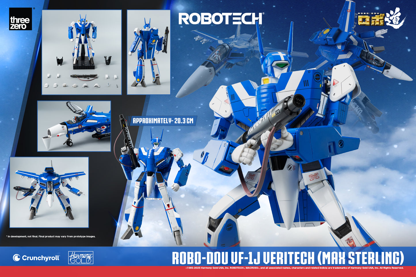 Pre Order ROBO-DOU Robotech VF-1J Veritech (Max Sterling)