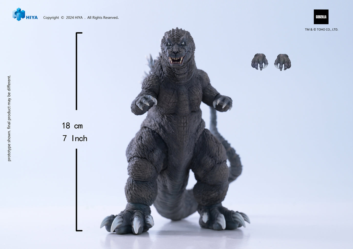 Pre Order GODZILLA GMK 2001 EXQUISITE BASIC SERIES GODZILLA PX