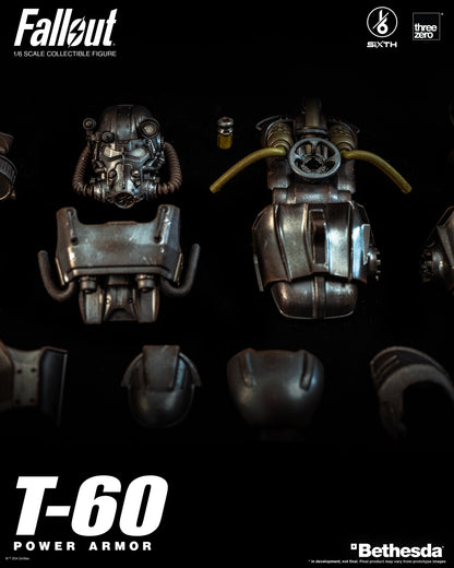 Fallout 1/6 T-60 Power Armor by Threezero armor closup