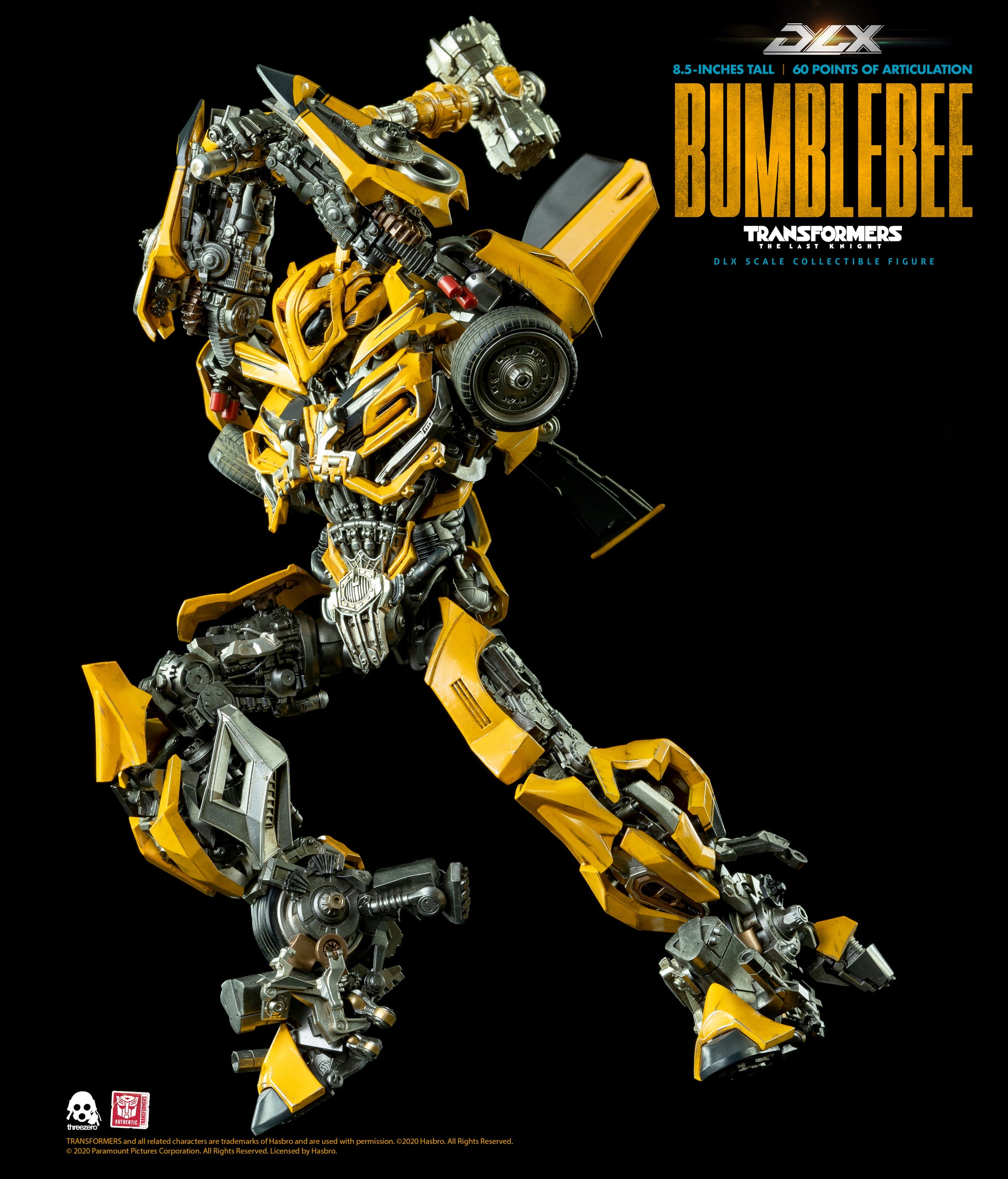 Transformers: The Last Knight – DLX Bumblebee jumping with hammer