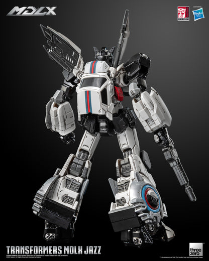 Transformers - MDLX Jazz by Threezero back view