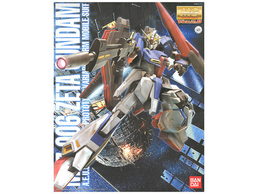 Bandai Hobby MG 1/100 Zeta Gundam Ver. 2.0 Mobile Suit Gundam Master Grade Model Kit