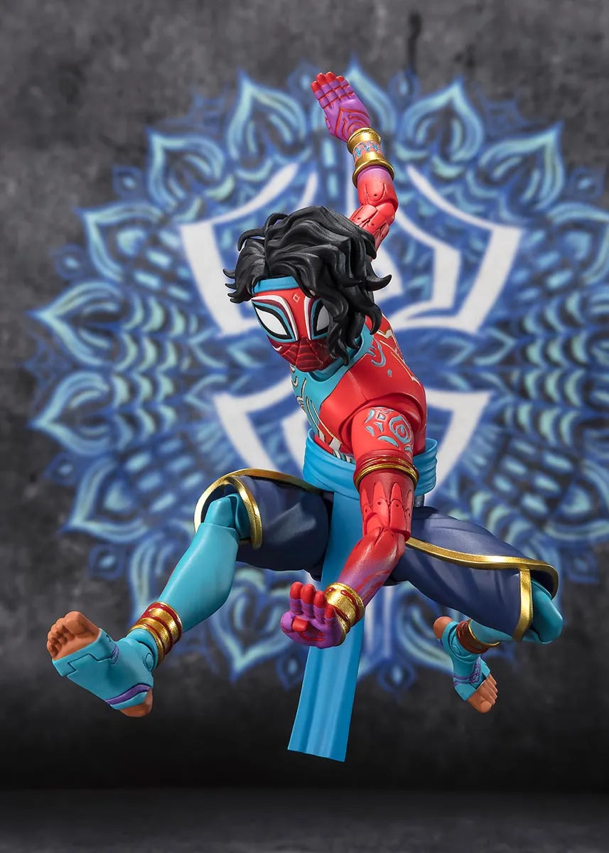 Spider-Man India (Spider-Man: Across the Spider-Verse) "Spider-Man: Across the Spider-Verse", TAMASHII NATIONS S.H.Figuarts jumping pose