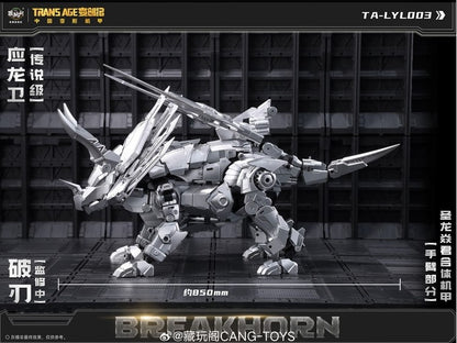 Pre Order CT-Longyan 03 Breakhorn (Slag) Shuraking (Volcanicus) Transformers - Cang Toys