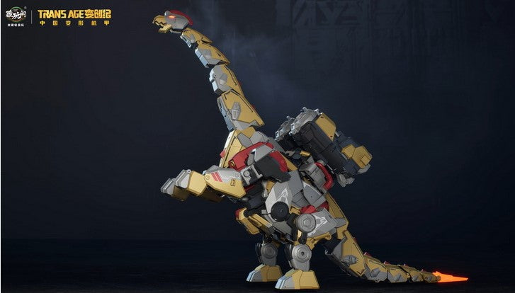 Pre Order CT-Longyan 04 Brontosolid (Sludge) Shuraking (Volcanicus) Transformers - Cang Toys