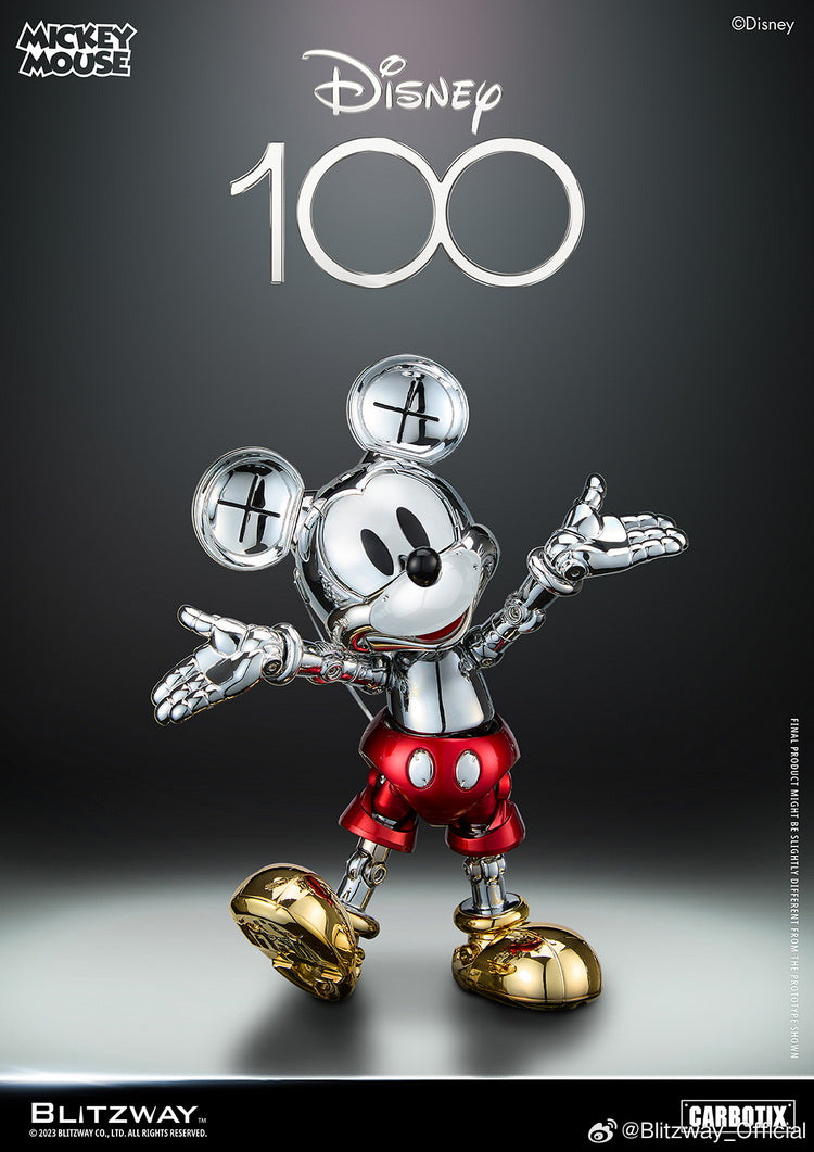 Blitzway x Carbotix 5PRO Studio Disney D100 Mickey Mouse and Set Chrome Limited Edition