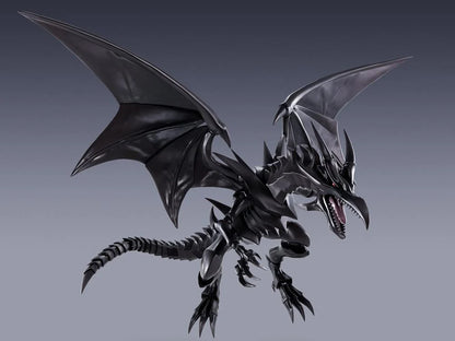 Yu-Gi-Oh! Duel Monsters S.H.MonsterArts Red-Eyes Black Dragon flying facing left