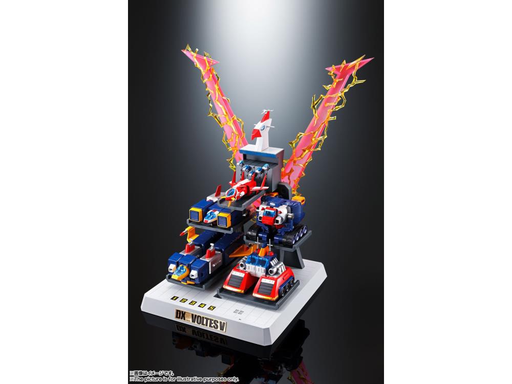 Super Electromagnetic Machine Voltes V DX Soul of Chogokin Voltes V