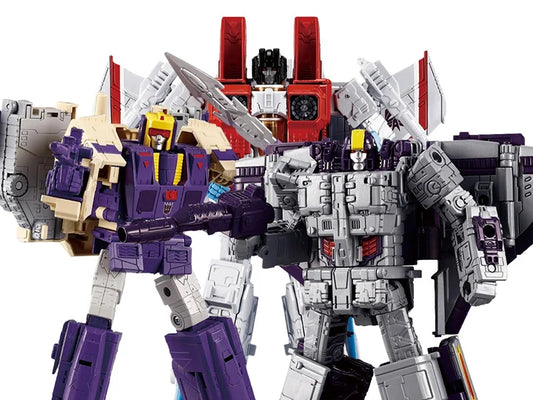 Transformers Dramatic Capture Series Triple Takeover Three-Pack